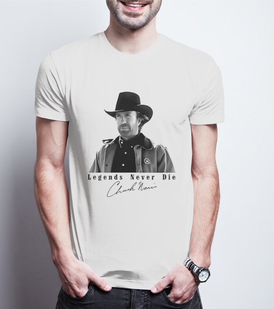 Legends Never Die Chuck Norris 2026 T-Shirt