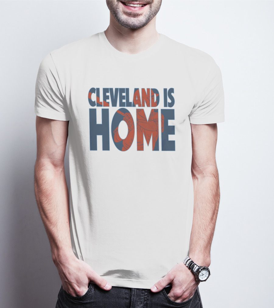 Cleveland Browns Cleveland Is Home Football Team Pride T-Shirt