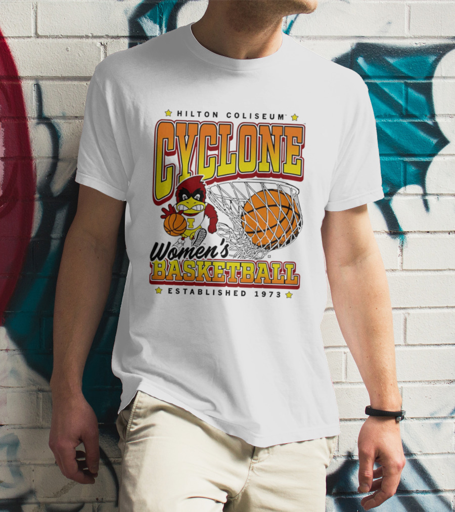 Hilton Coliseum Cyclone Women's Basketball Established 1973 T-Shirt