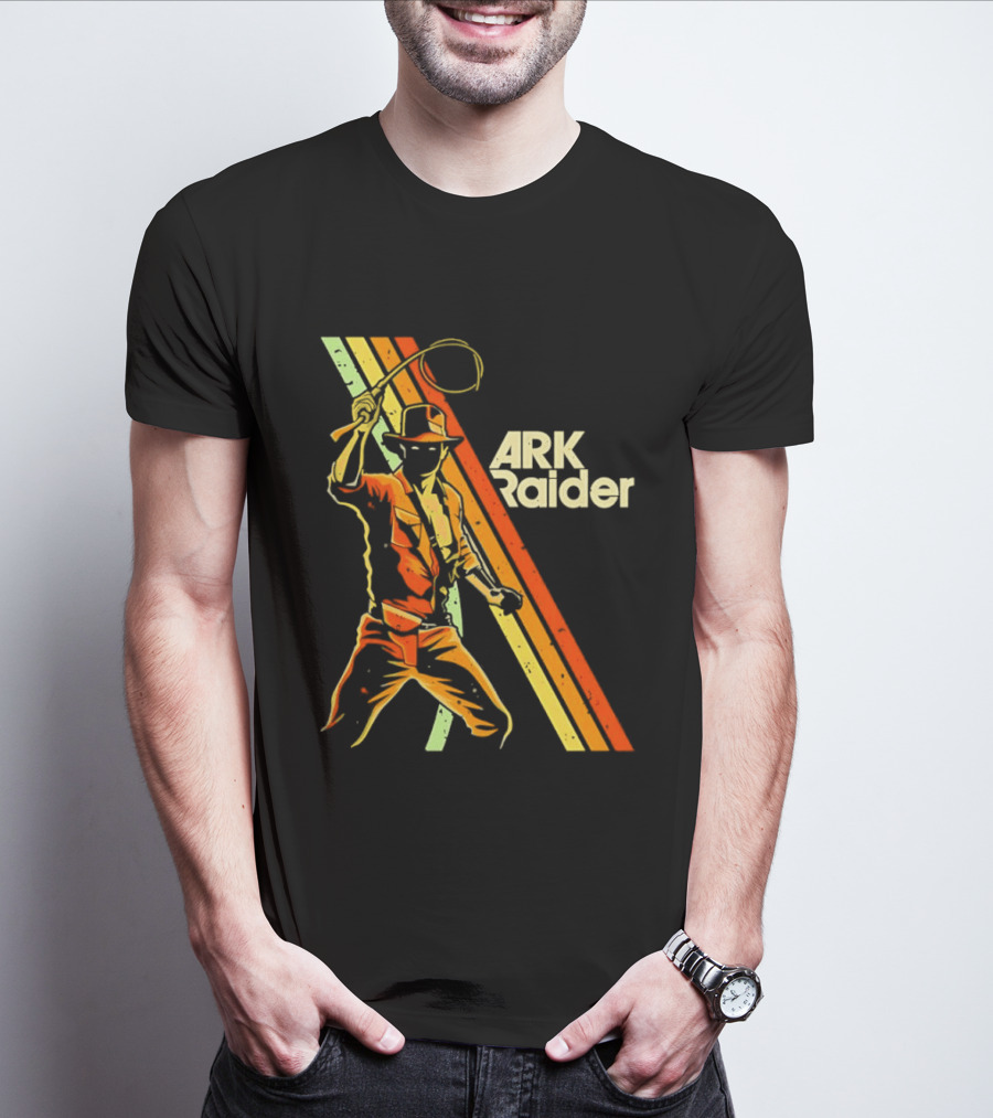Indiana Jones Ark Raider Retro Whip Adventure T-Shirt