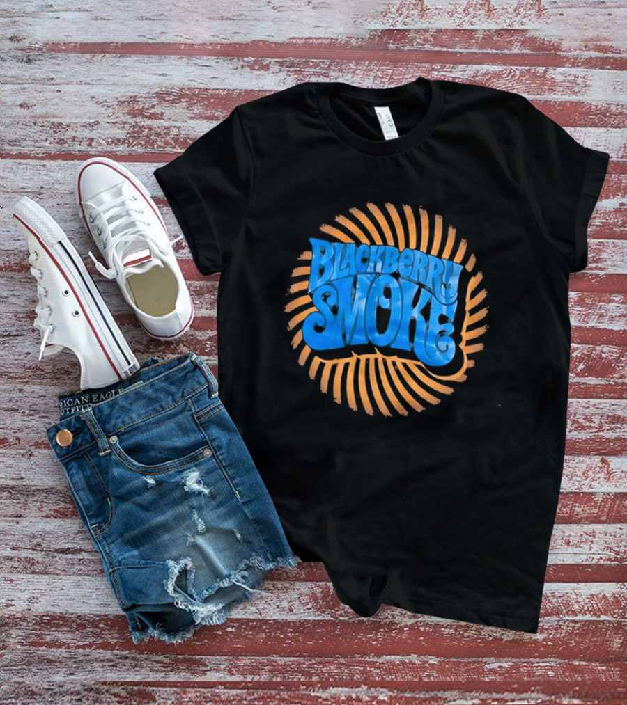 Blackberry Smoke Psychedelic Sunset Spiral T-Shirt