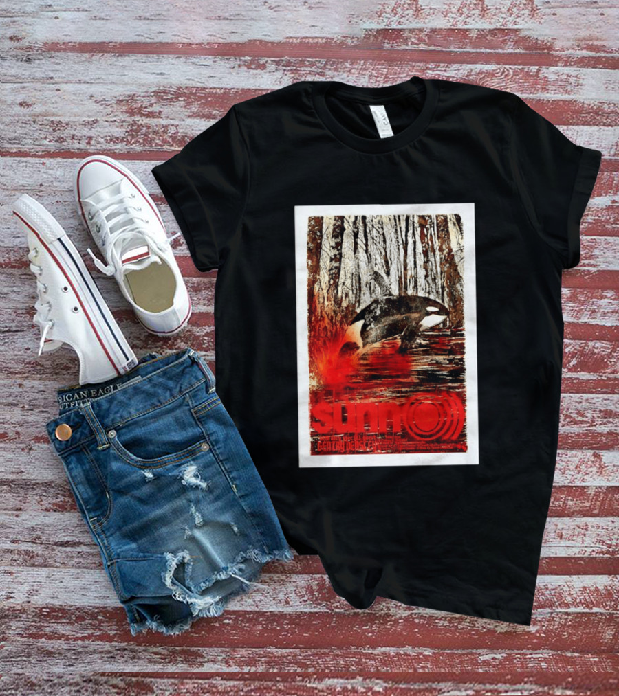 Sunn O Tour 2026 Orca Geary Theatre San Francisco Concert T-Shirt