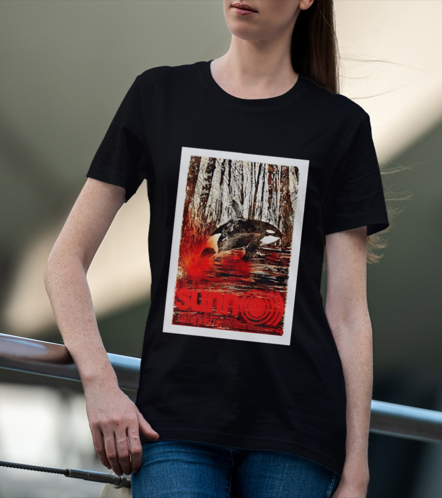 Sunn O Tour 2026 Orca Geary Theatre San Francisco Concert T-Shirt