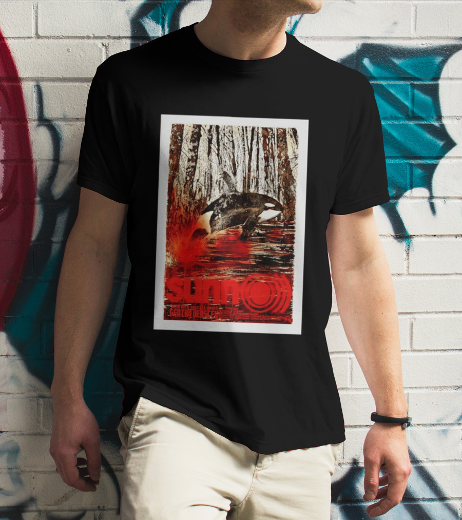 Sunn O Tour 2026 Orca Geary Theatre San Francisco Concert T-Shirt