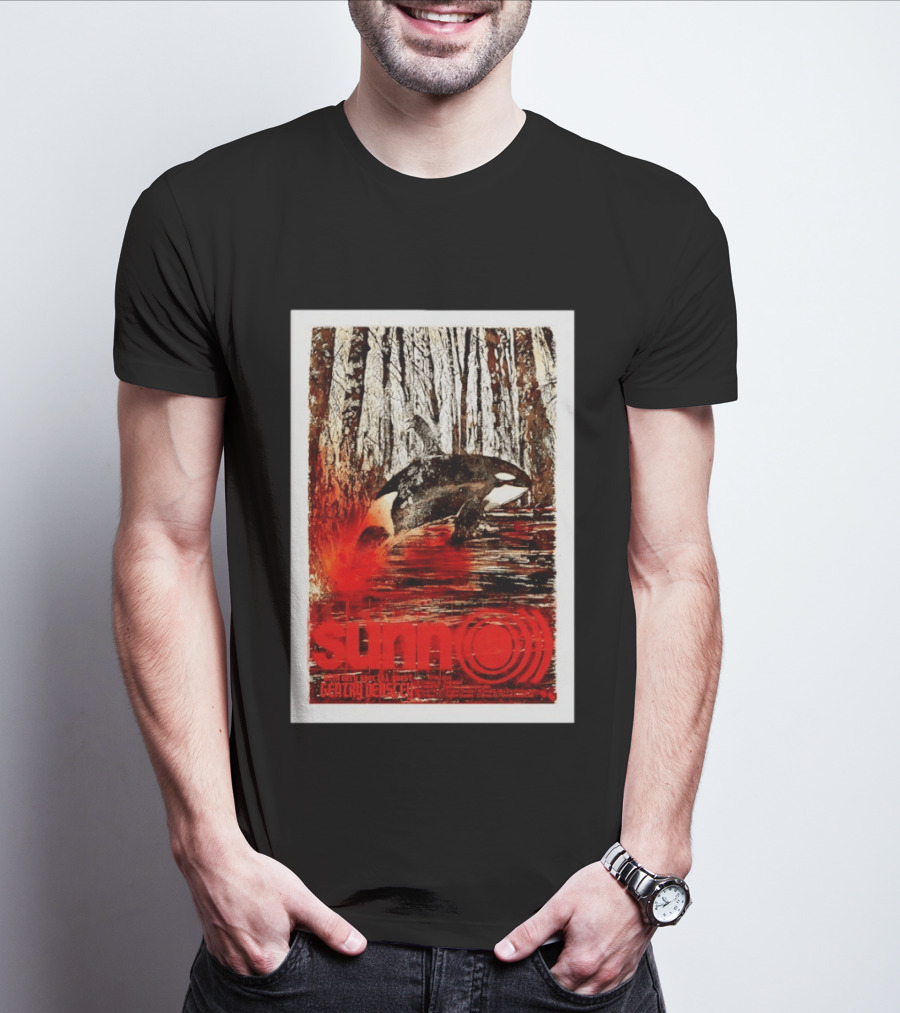 Sunn O Tour 2026 Orca Geary Theatre San Francisco Concert T-Shirt