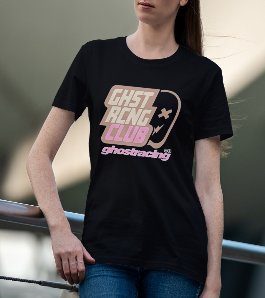 Ghost Racing Club Ghostracing Ghost Tracing Travis Pbc T-Shirt