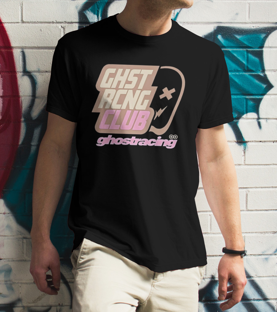 Ghost Racing Club Ghostracing Ghost Tracing Travis Pbc T-Shirt