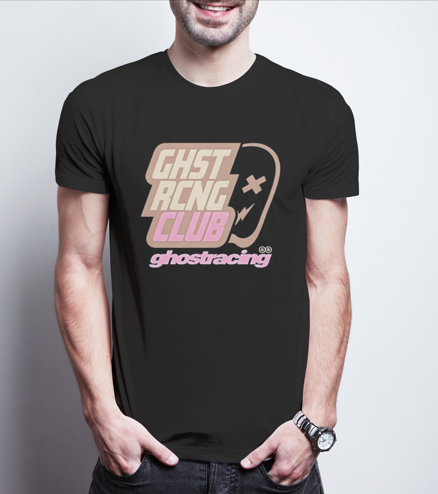 Ghost Racing Club Ghostracing Ghost Tracing Travis Pbc T-Shirt