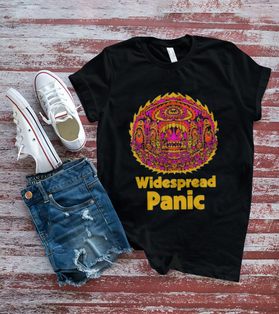 Widespread Panic Young And Sick Monster Art Vibrant Psychedelic T-Shirt