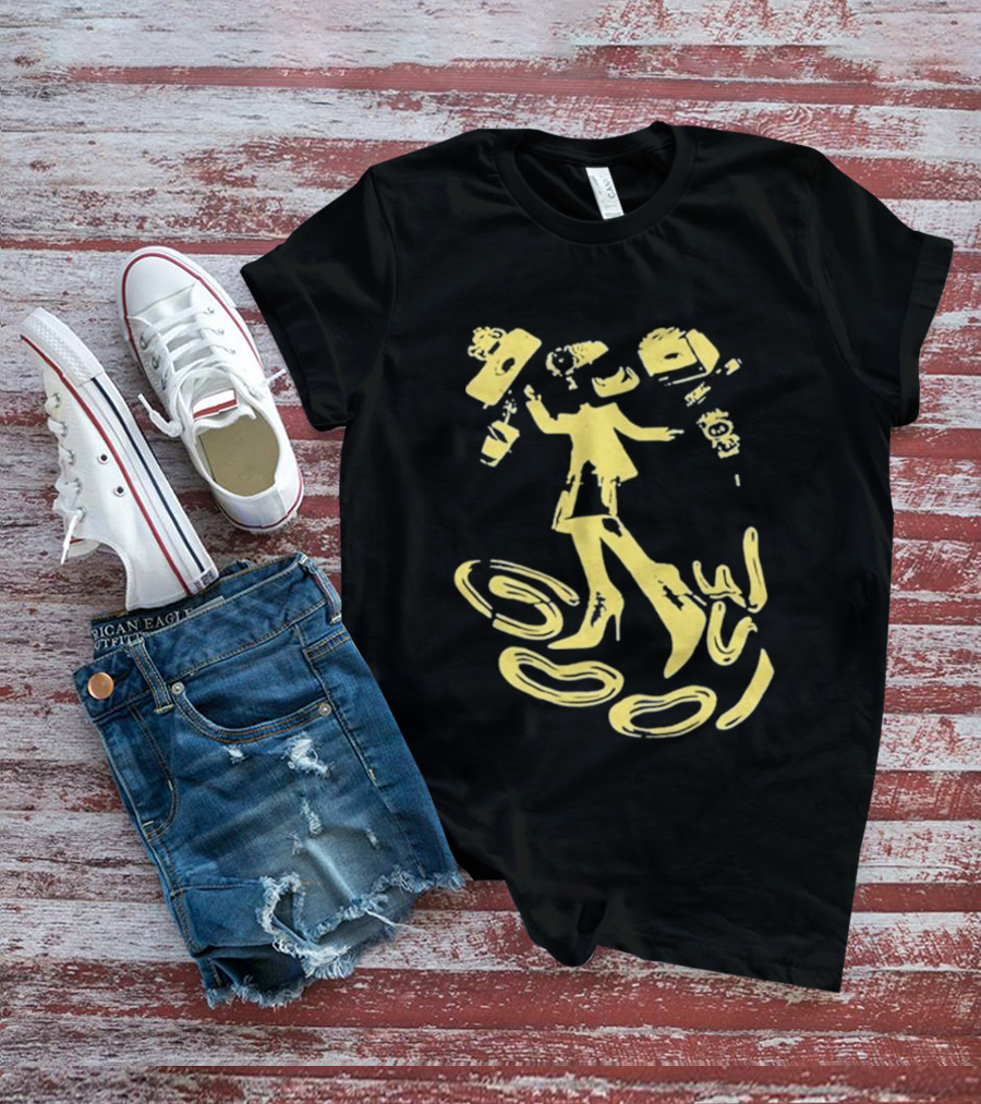 Goose Jam In The Streets Neon Yellow Coffee Dance T-Shirt