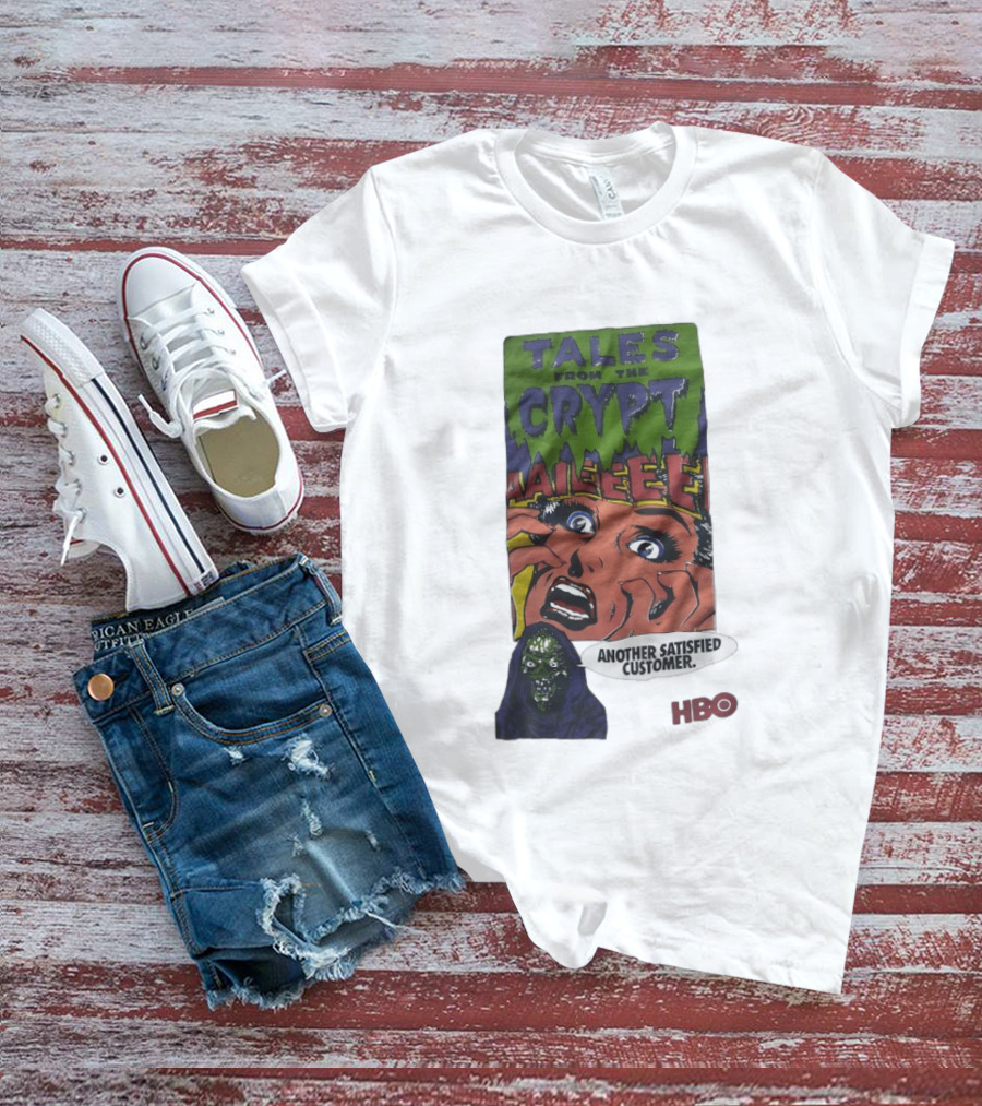 Tales From The Crypt Aaileee Another Satisfied Customer HBO T-Shirt