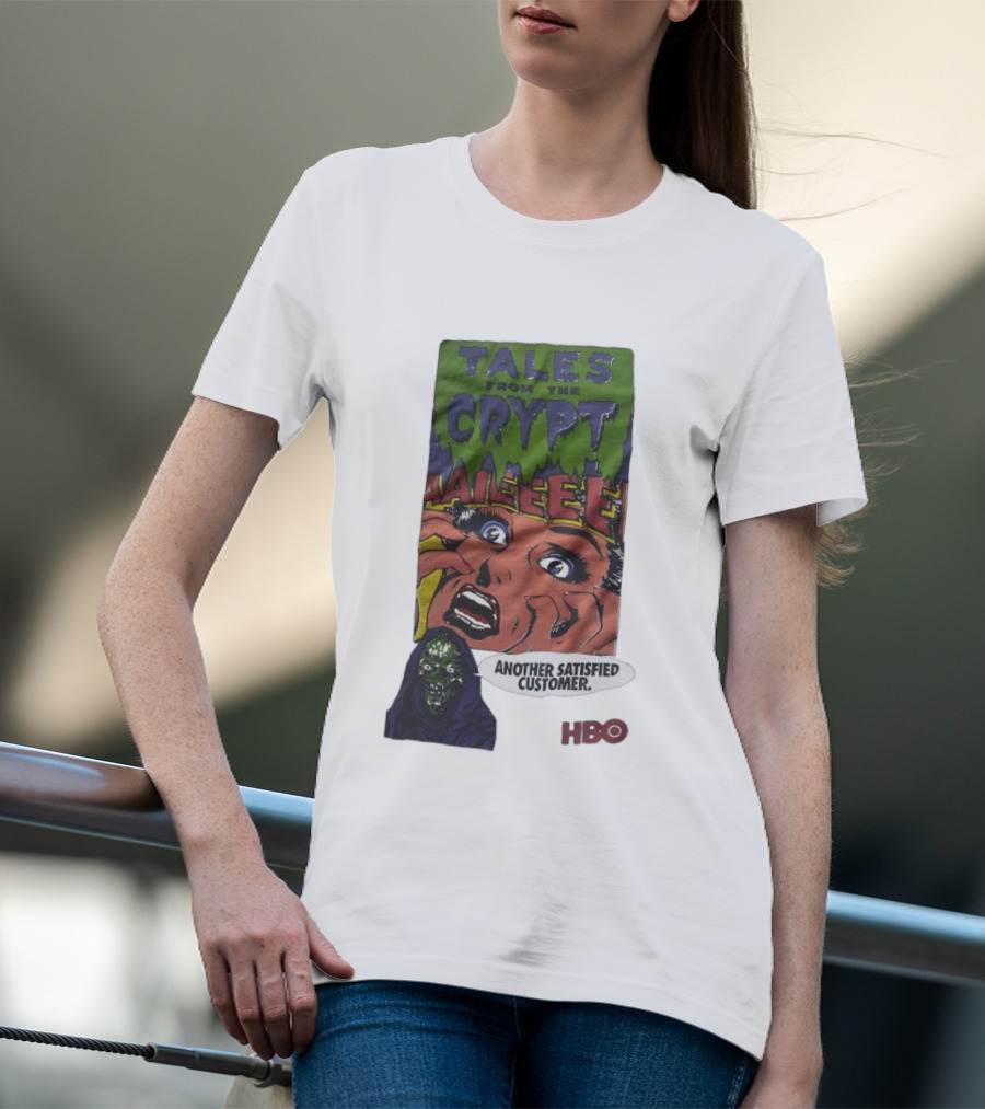 Tales From The Crypt Aaileee Another Satisfied Customer HBO T-Shirt
