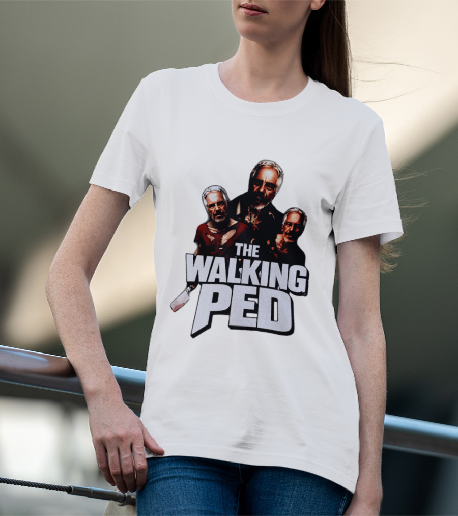 The Walking Ped Jeffrey Parody Horror T-Shirt