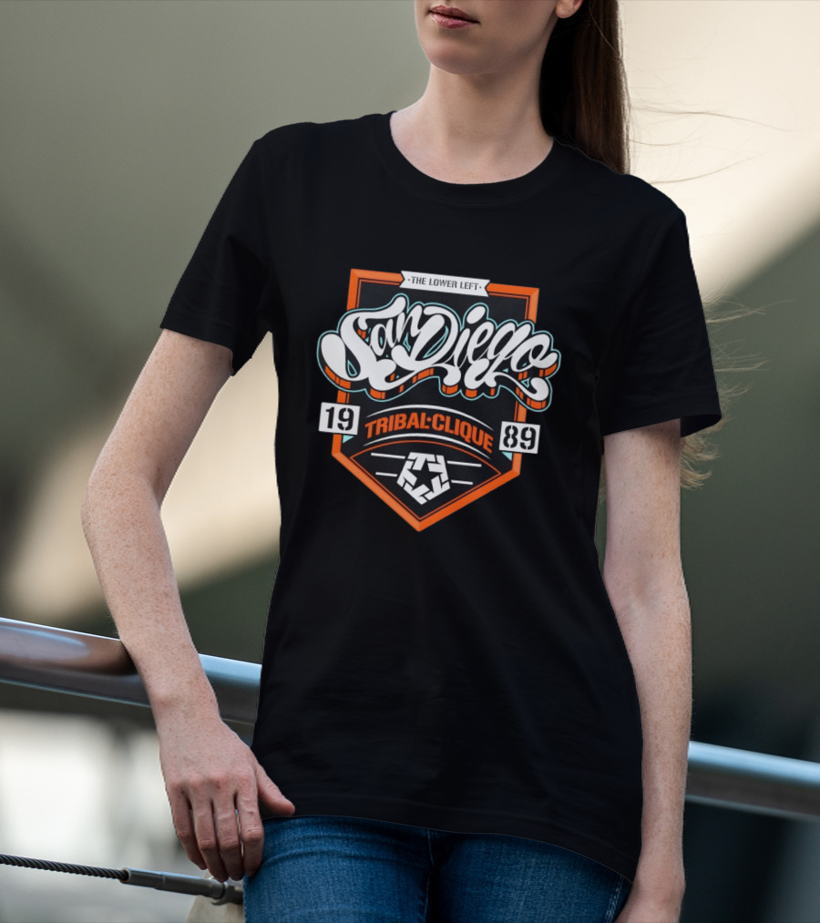 San Diego Tribal Clique 1989 The Lower Left T-Shirt