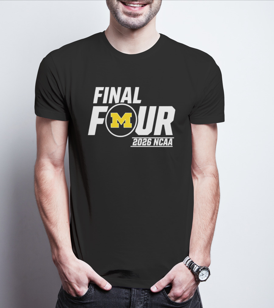 Michigan Wolverines Final Four 2026 NCAA Basketball March Madness T-Shirt