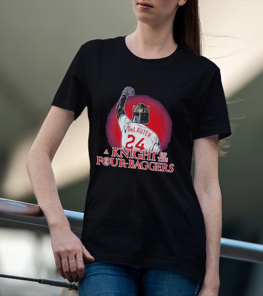 Chase DeLauter 24 A Knight Of The Four Baggers T-Shirt