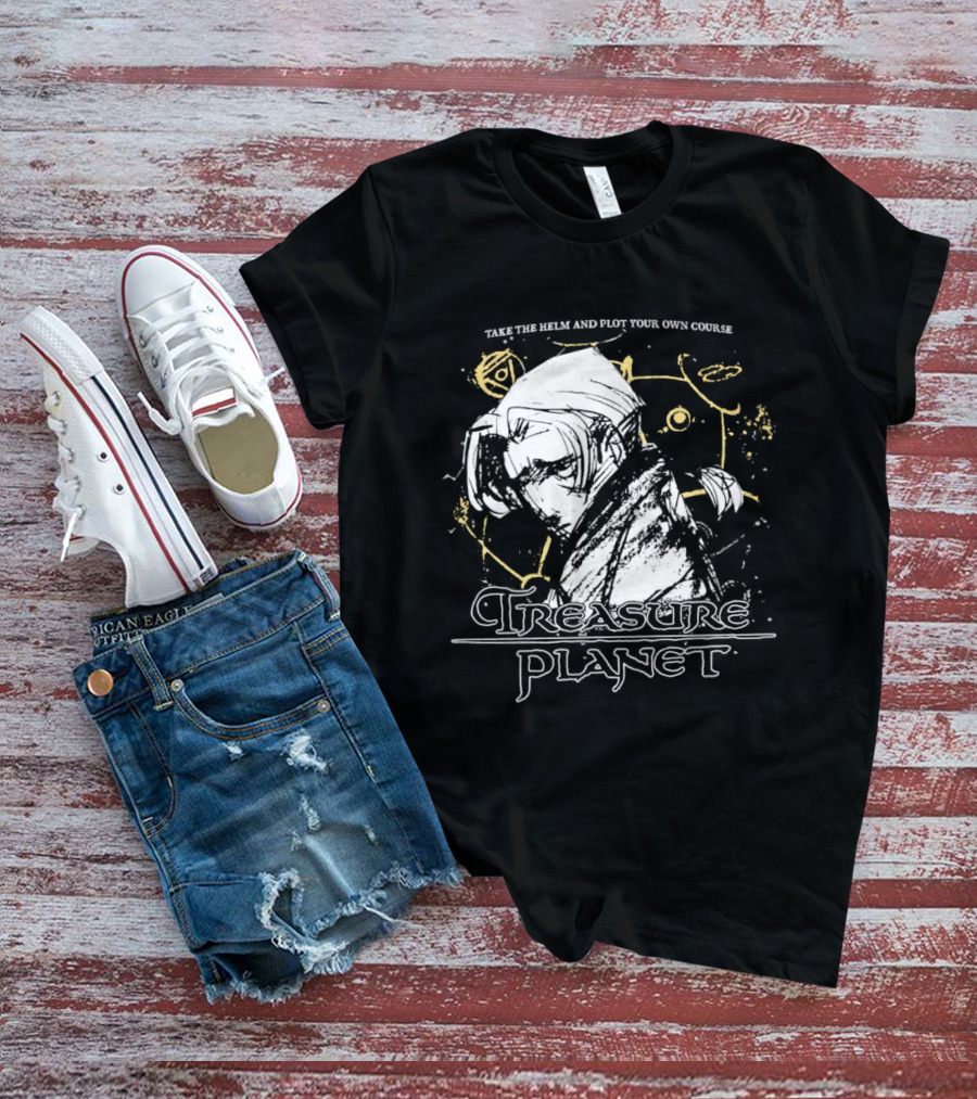 Jim Hawkins Treasure Planet Take The Helm And Plot Your Own Course T-Shirt