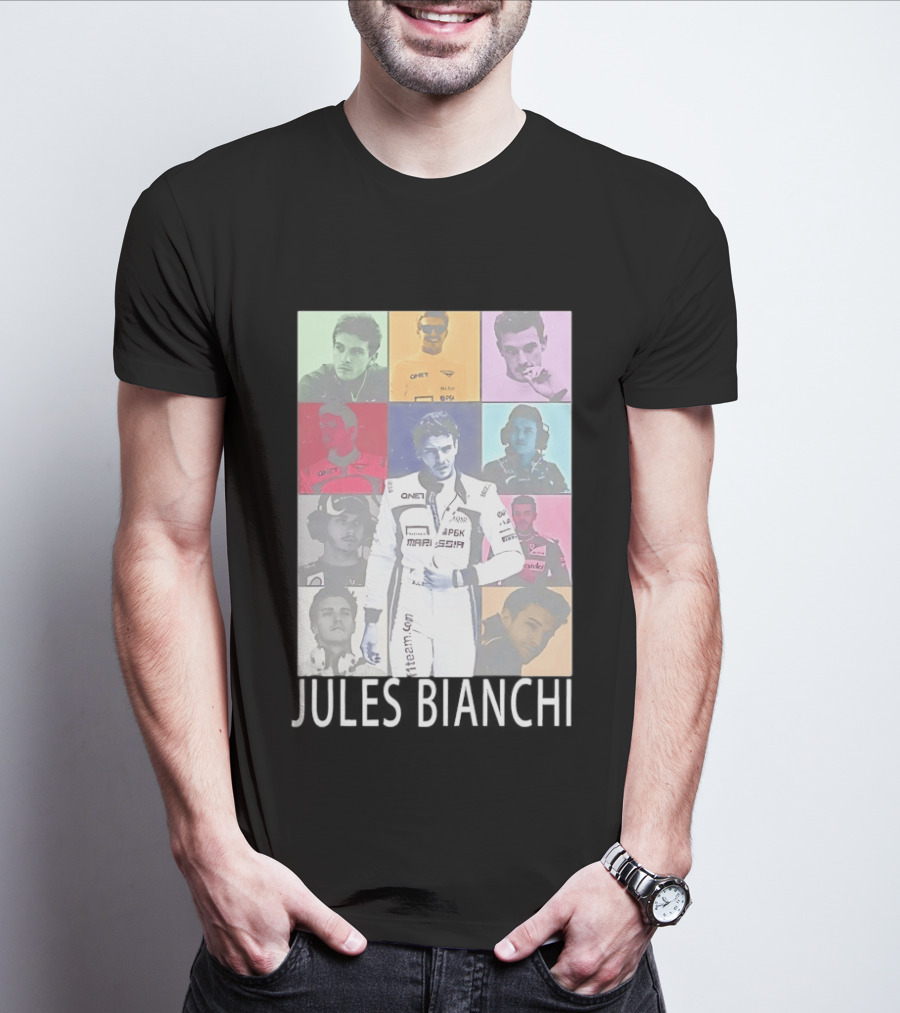 Jules Bianchi Legend The Eras Tour QNet Marussia Racing Hero Remembered T-Shirt