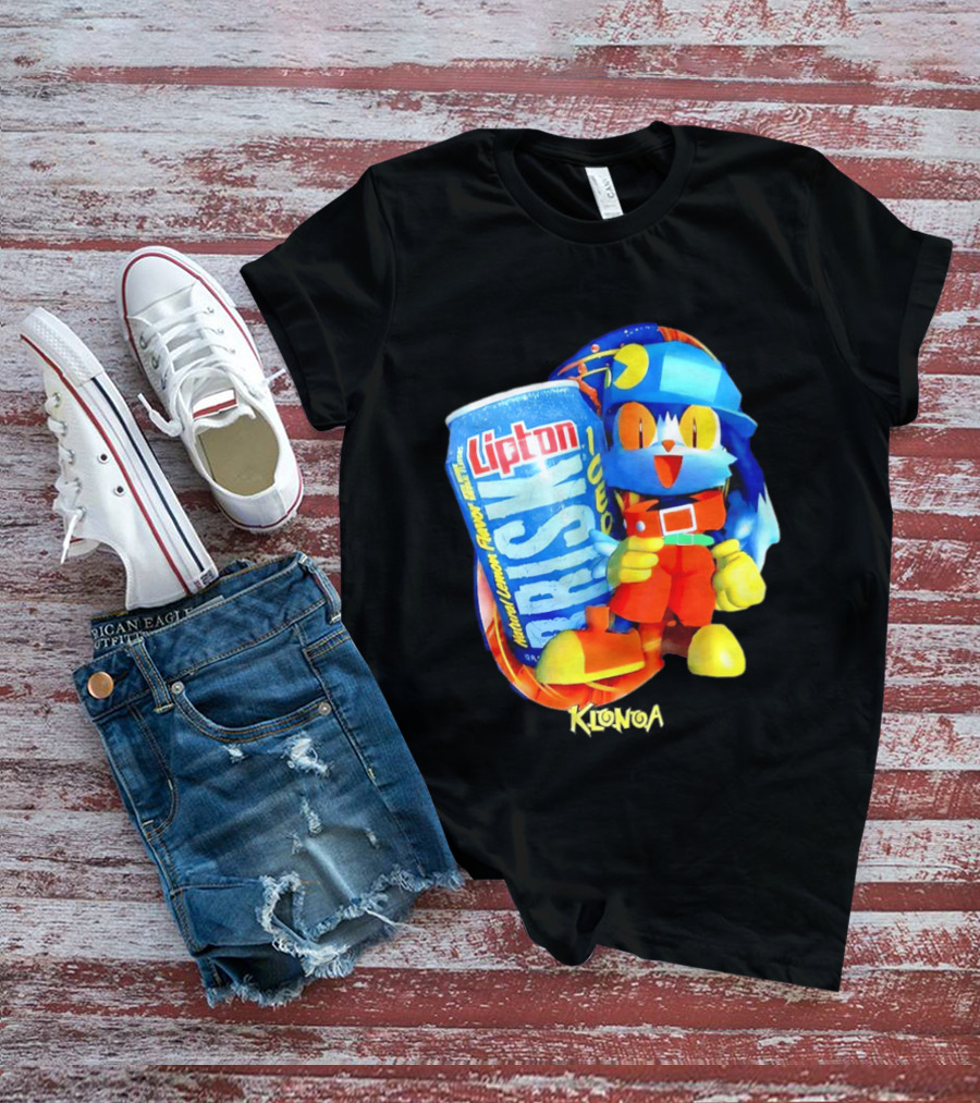 Klonoa Lipton Brisk Iced Tea Natural Lemon Flavor Beverage T-Shirt