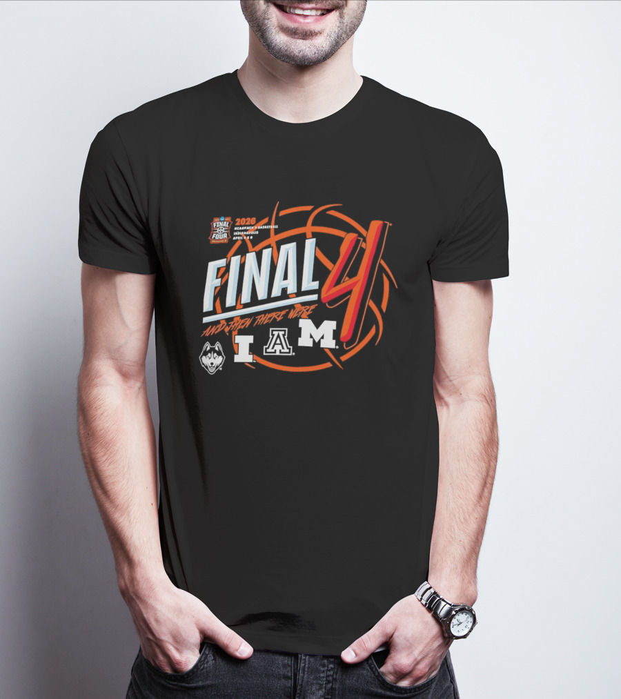 2026 Final Four NCAA Men's March Madness Arizona Connecticut Michigan T-Shirt