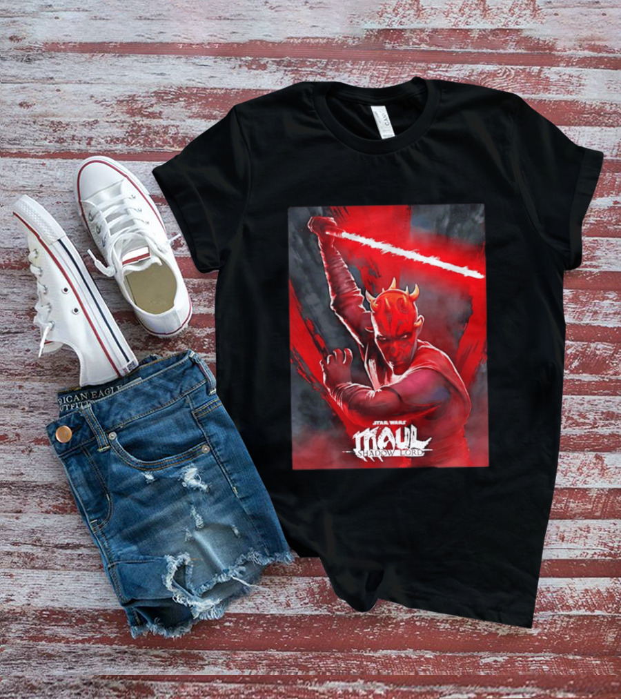 Star Wars Maul Shadow Lord Darth Maul Lightsaber T-Shirt