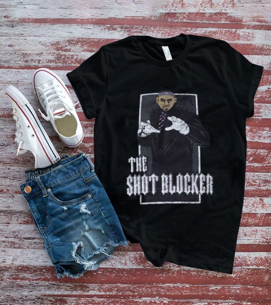 The Shot Blocker Lebron James Nike Basketball T-Shirt