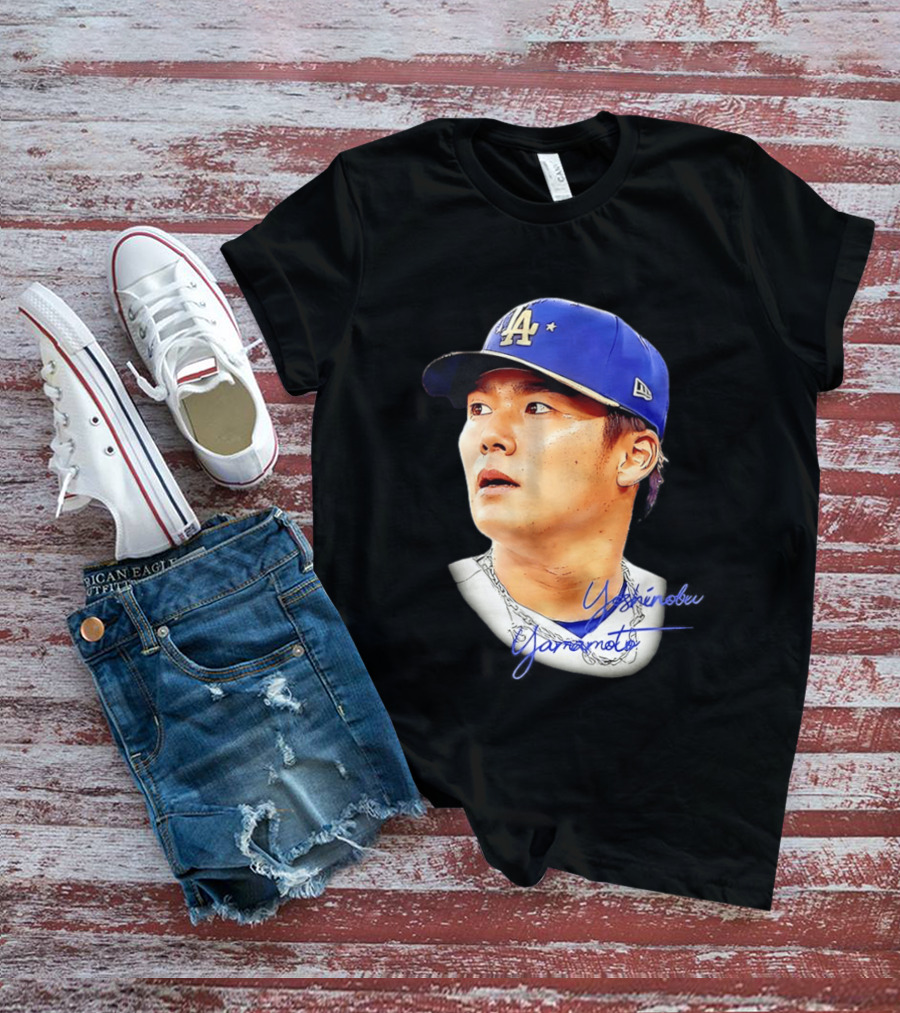 Yoshinobu Yamamoto Los Angeles Dodgers Baseball Player T-Shirt
