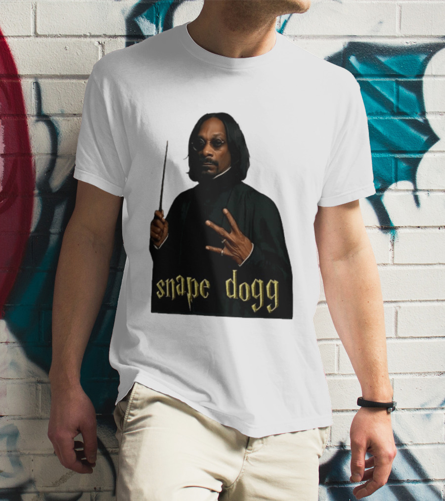 Snape Dogg Snoop Dogg Wizard Mashup Humor T-Shirt