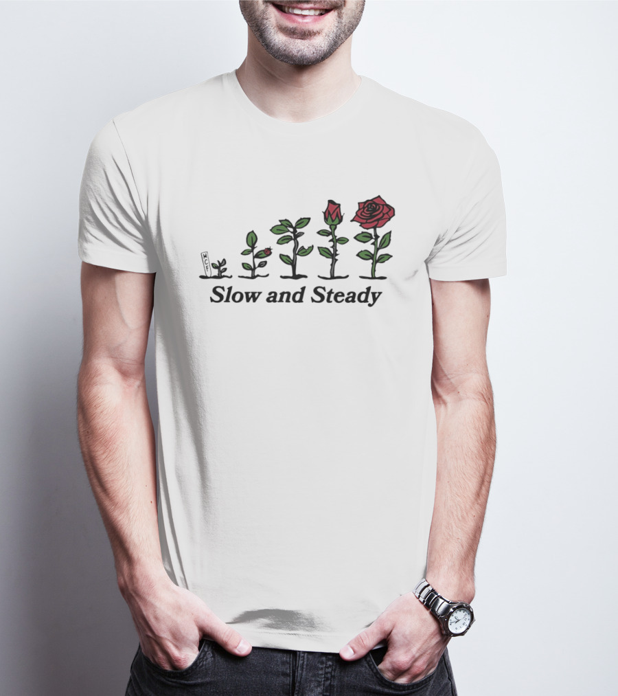 MCF Rose Growth Journey Slow And Steady Progression T-Shirt