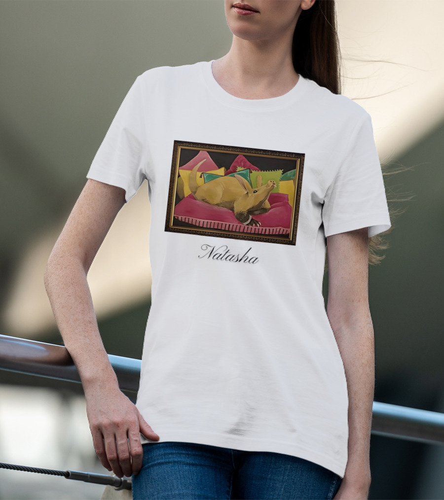 Natasha Painting Photo Flame Armadillo On Pillows Framed T-Shirt