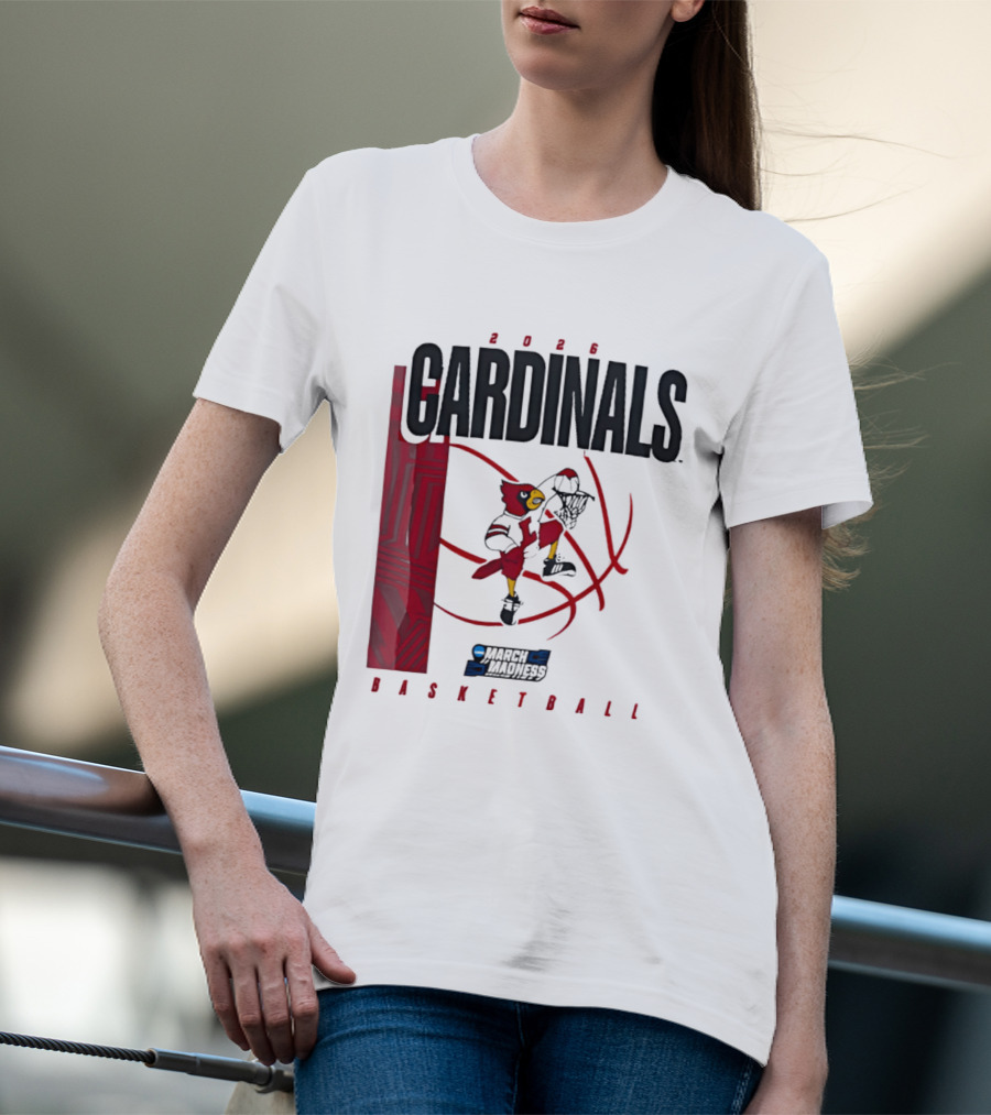 2026 Cardinals March Madness Basketball NCAA T-Shirt