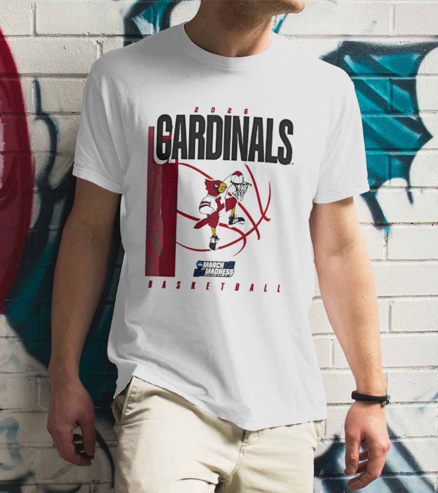 2026 Cardinals March Madness Basketball NCAA T-Shirt