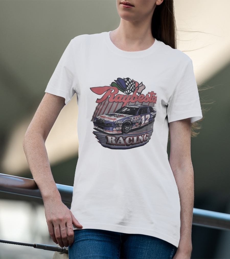 Raybestos Racing 1991 Car No. 12 Checkered Flags T-Shirt