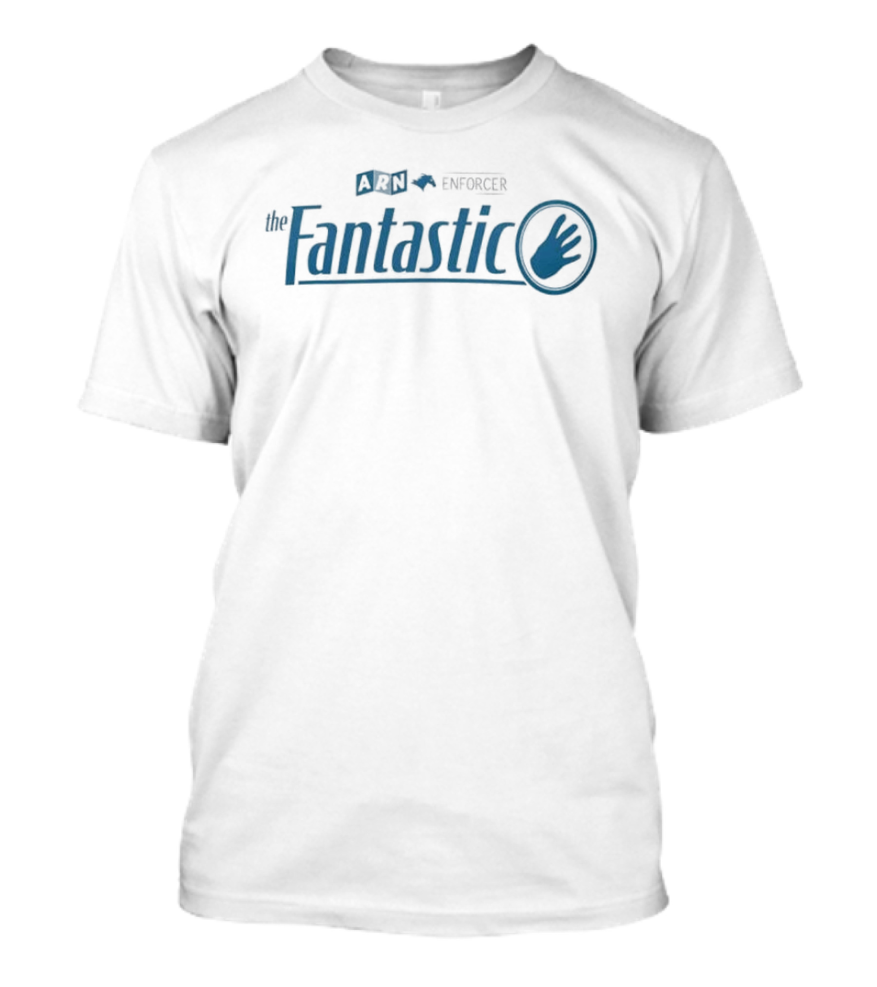 Nice Enforcer The Fantastic Blue Handprint T-Shirt
