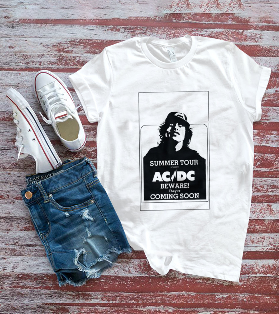 AC DC Summer Tour Beware Coming Soon T-Shirt