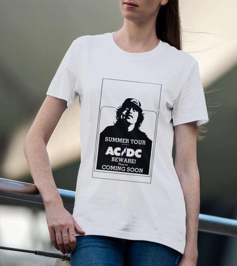 AC DC Summer Tour Beware Coming Soon T-Shirt