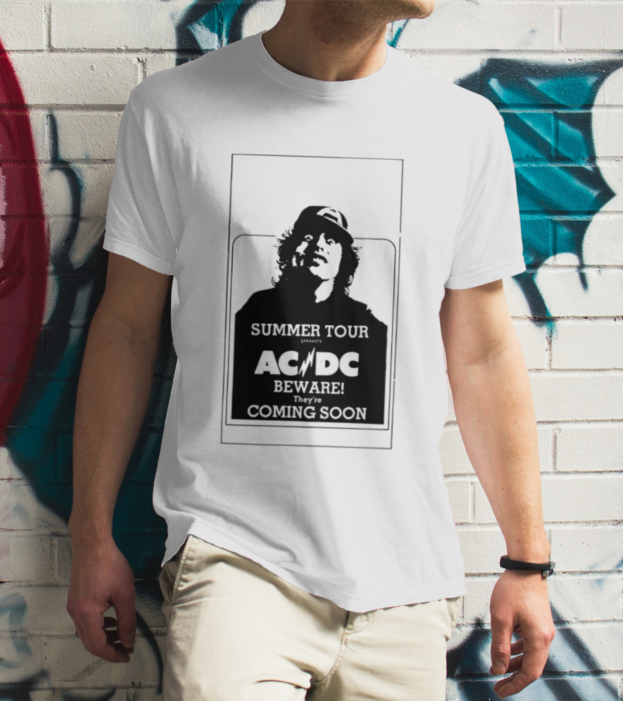 AC DC Summer Tour Beware Coming Soon T-Shirt