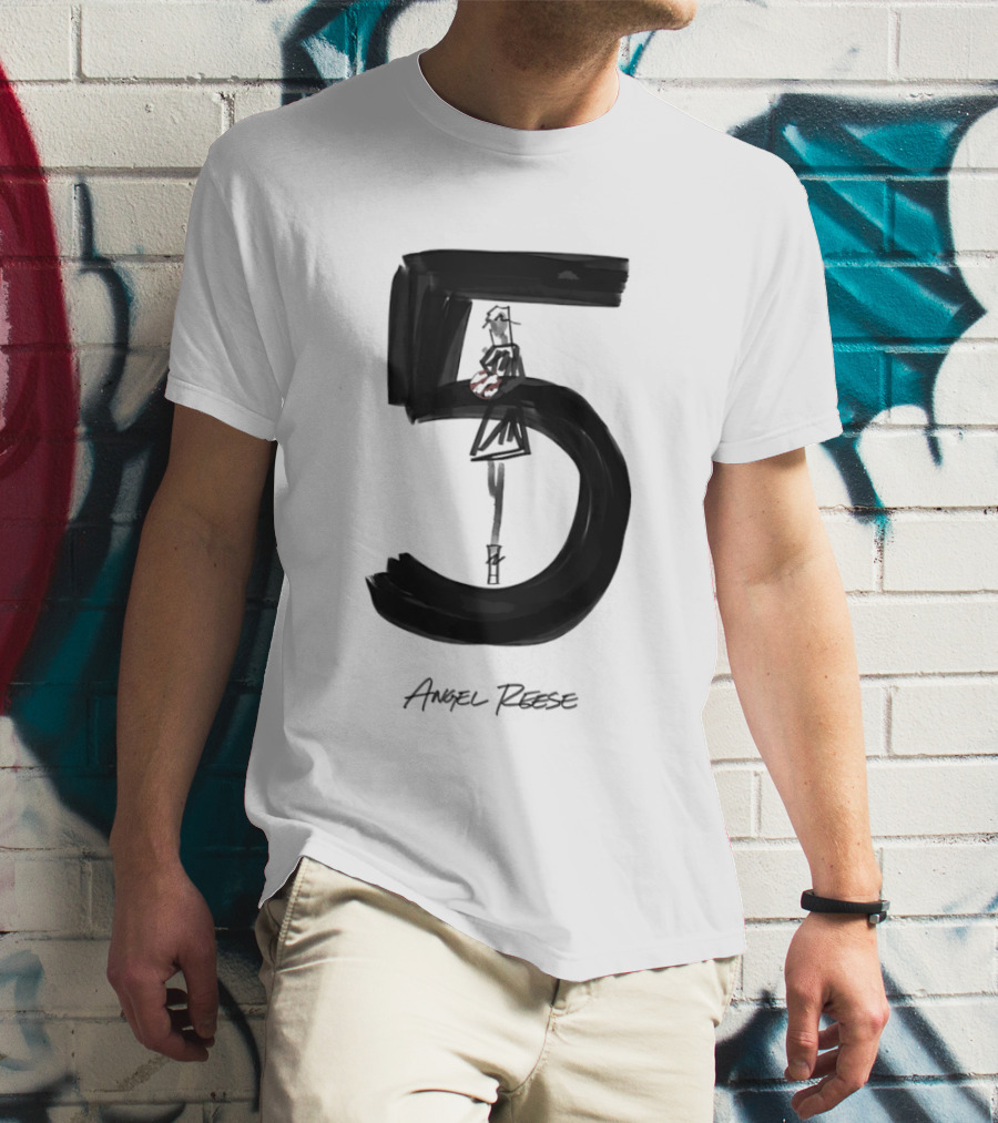 Angel Reese 5 Chicago Sky Basketball T-Shirt