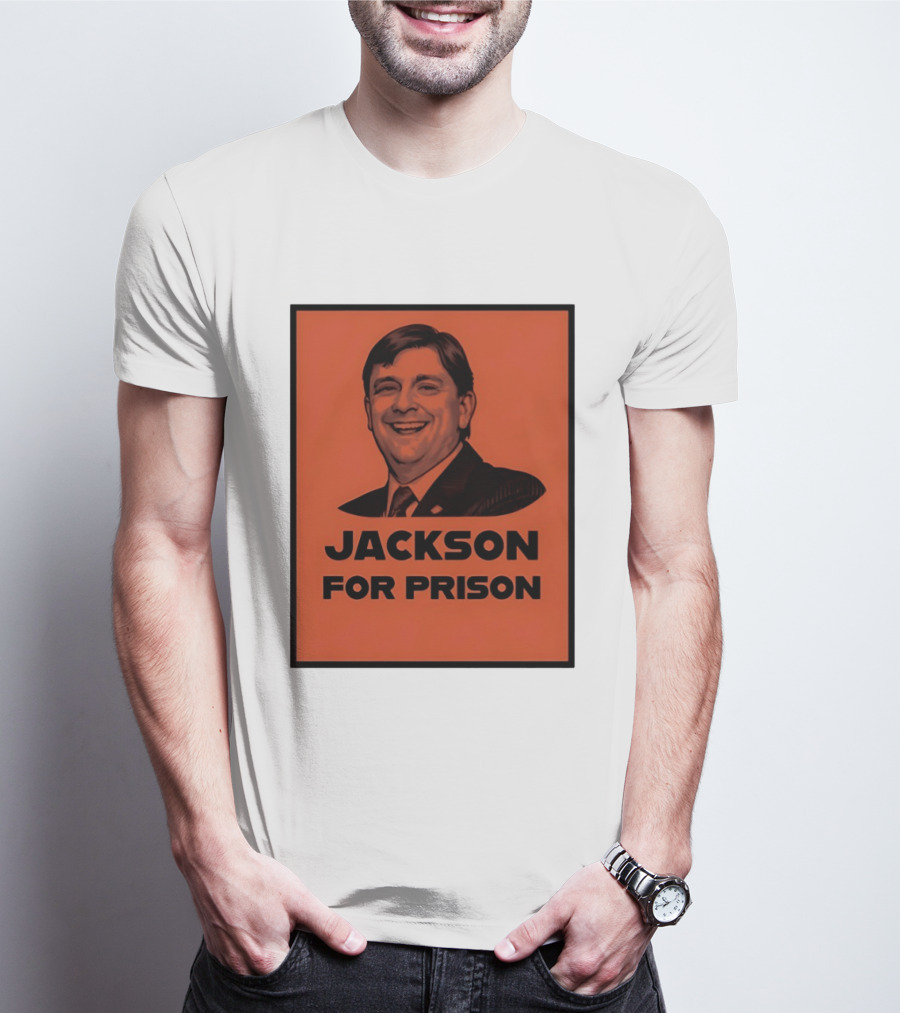 Jackson For Prison Political Satire Red T-Shirt