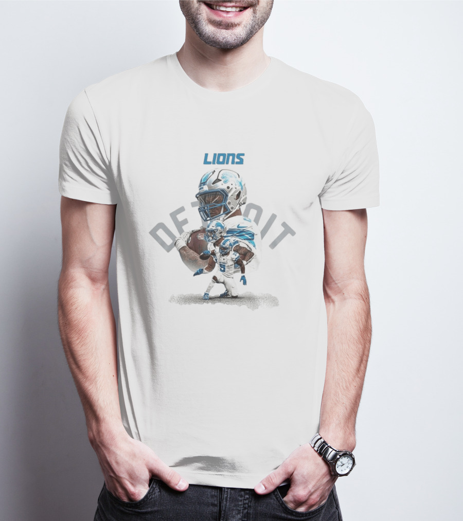 Detroit Lions David Montgomery Tribute 2026 T-Shirt