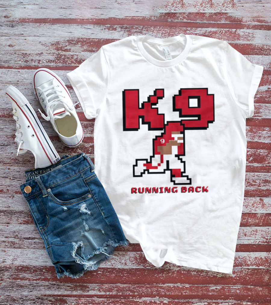 Kenneth Walker III K9 Running Back Pixel Art Kansas City Chiefs T-Shirt