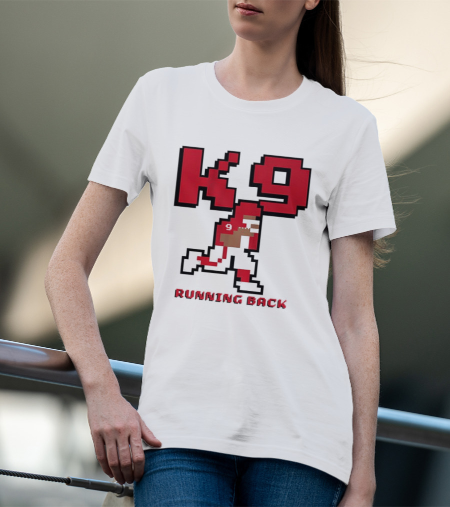 Kenneth Walker III K9 Running Back Pixel Art Kansas City Chiefs T-Shirt