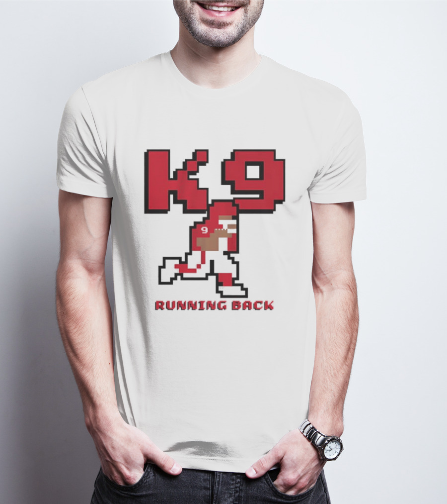 Kenneth Walker III K9 Running Back Pixel Art Kansas City Chiefs T-Shirt