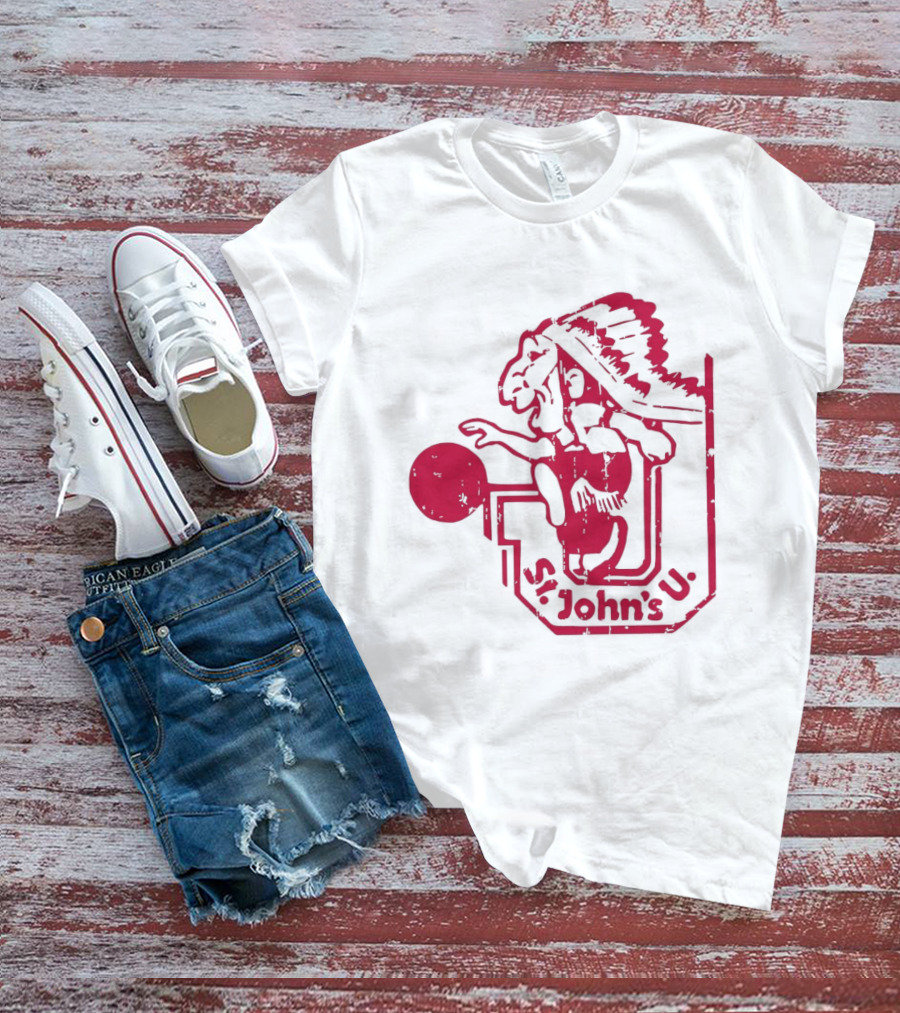 St John's University 1974 1988 Basketball T-Shirt