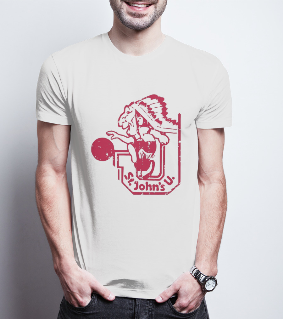 St John's University 1974 1988 Basketball T-Shirt