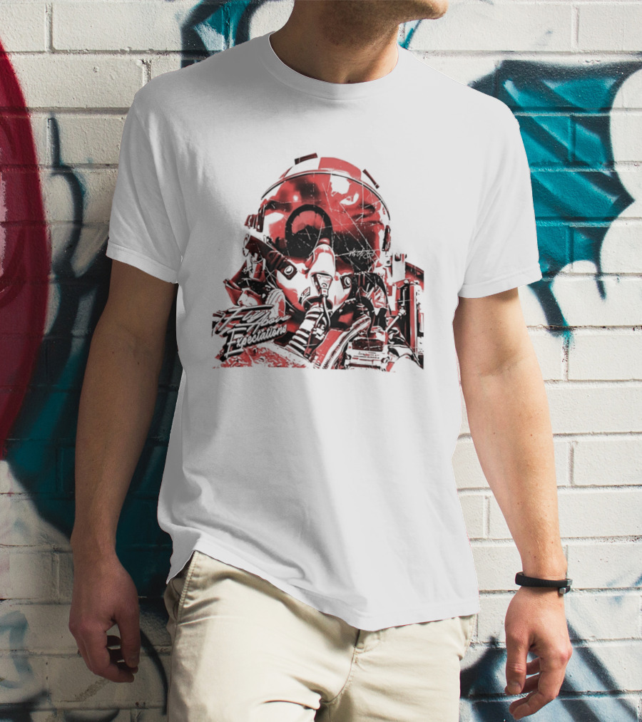 Fly As Eli Fly Above Expectations Fighter Pilot Helmet T-Shirt