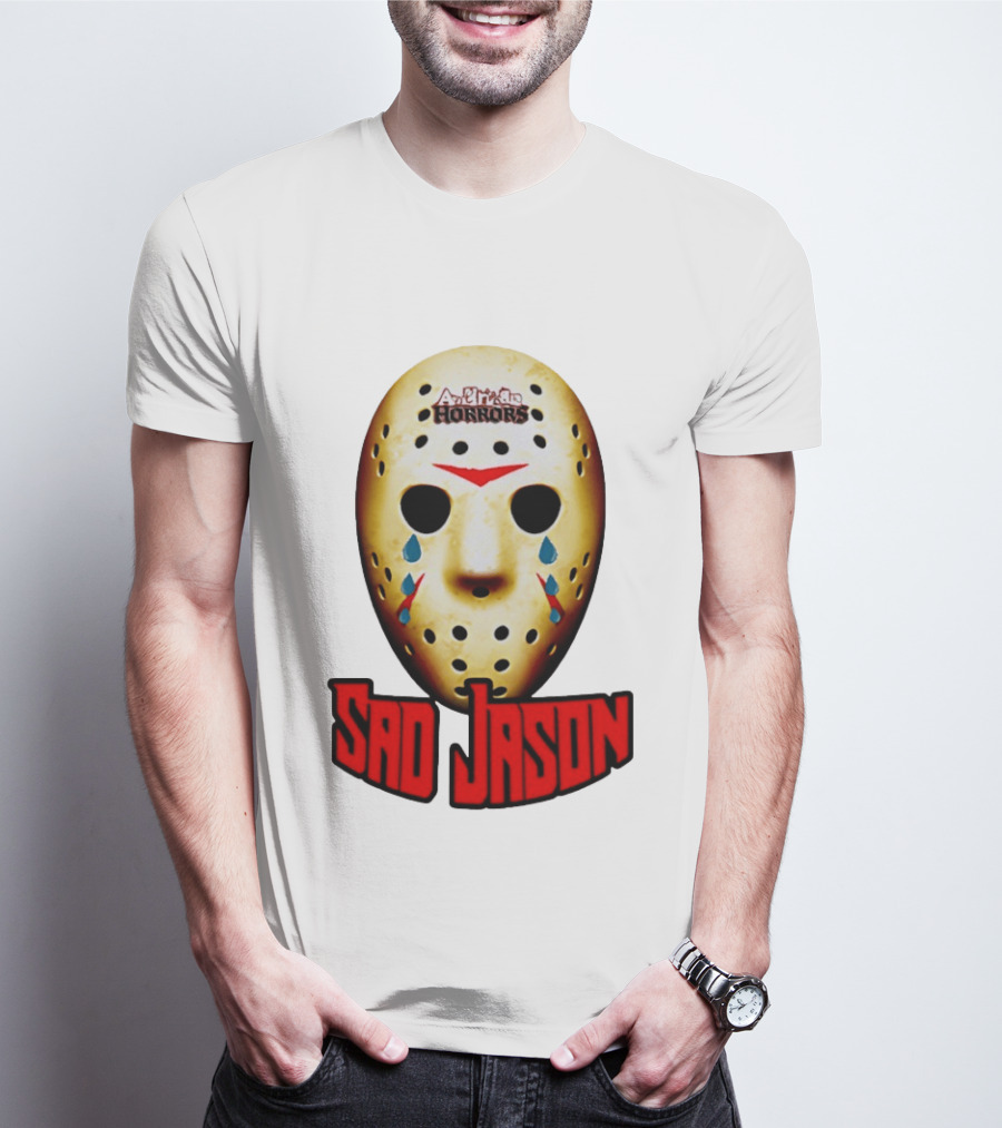 Astros Horrors Sad Jason Voorhees Mask Baseball Tears T-Shirt