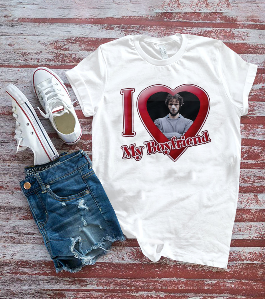 I Love My Boyfriend Will Graham Heart Image T-Shirt