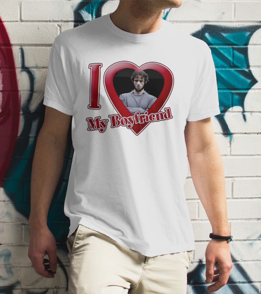I Love My Boyfriend Will Graham Heart Image T-Shirt