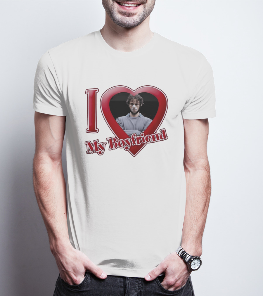 I Love My Boyfriend Will Graham Heart Image T-Shirt